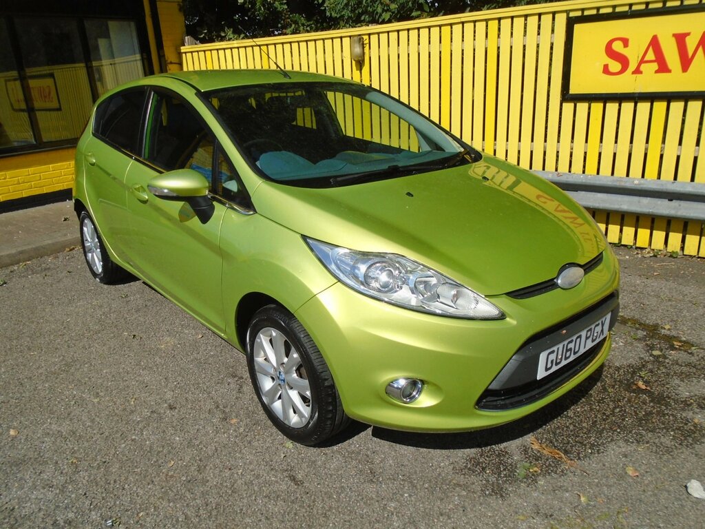 Ford Fiesta 1.25 Zetec Hatchback 129 Gkm, Green
