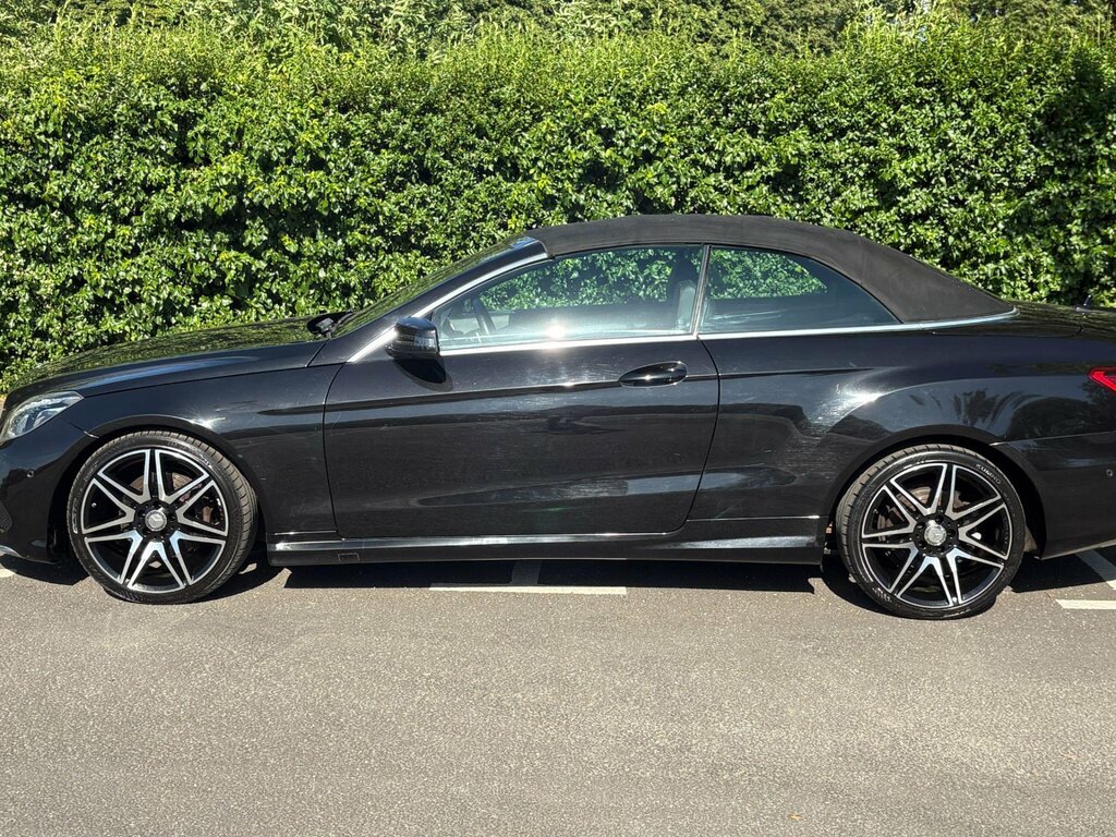 Mercedes-Benz E Class 3.0 E350d V6 Bluetec Amg Line Cabriolet G-tronic Black #5