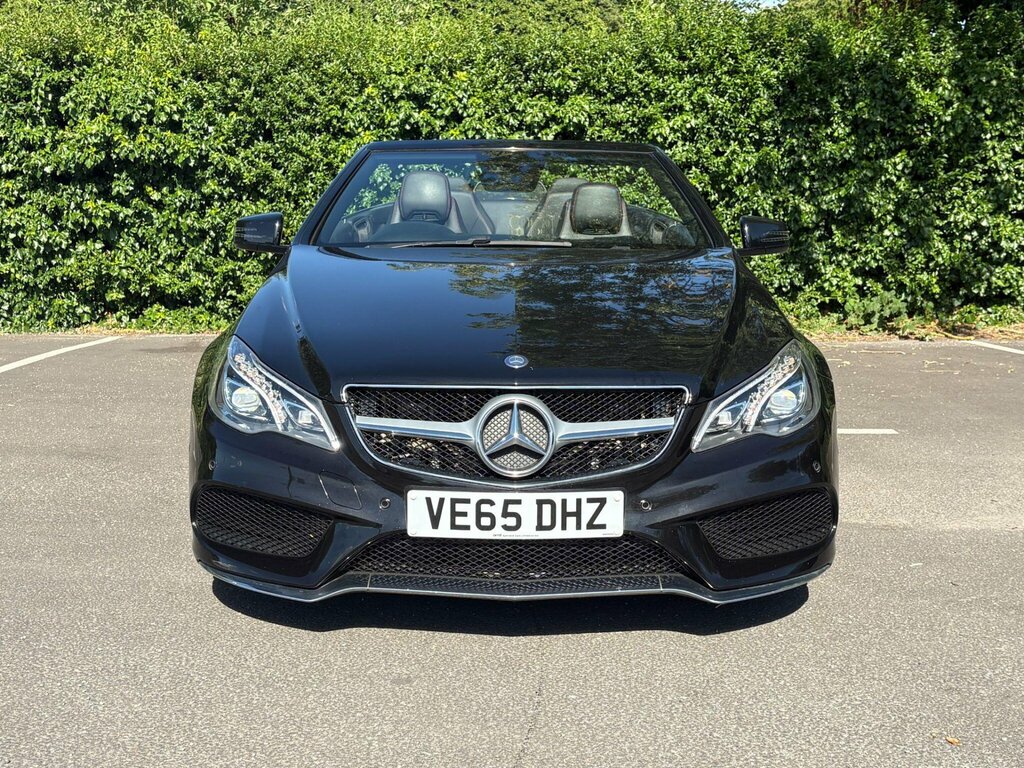 Mercedes-Benz E Class 3.0 E350d V6 Bluetec Amg Line Cabriolet G-tronic Black #2
