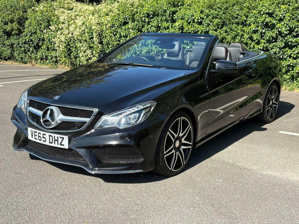 Mercedes-Benz E Class 3.0 E350d V6 Bluetec Amg Line Cabriolet G-tronic Black #3