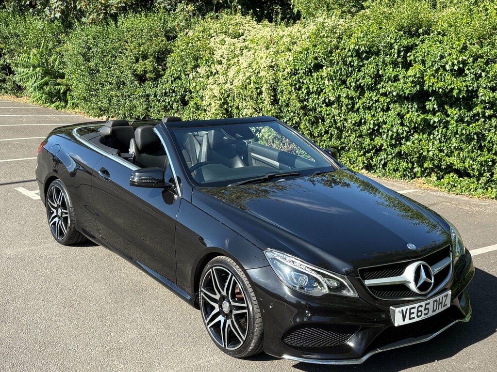Mercedes-Benz E Class 3.0 E350d V6 Bluetec Amg Line Cabriolet G-tronic Black #6
