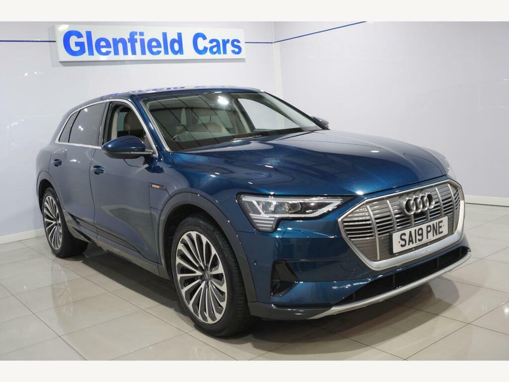 Audi E-tron 55 Quattro Blue #4
