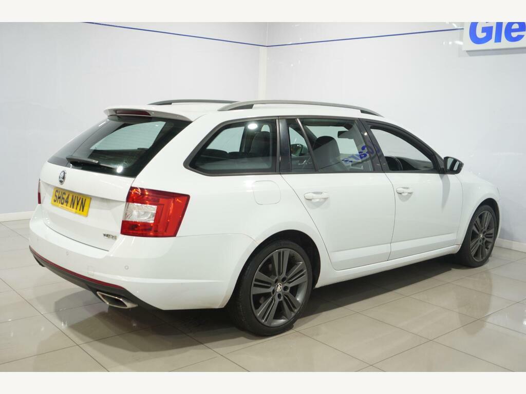 Skoda Octavia Estate White #23