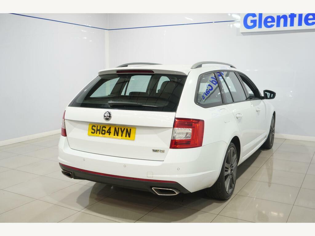 Skoda Octavia Estate White #22