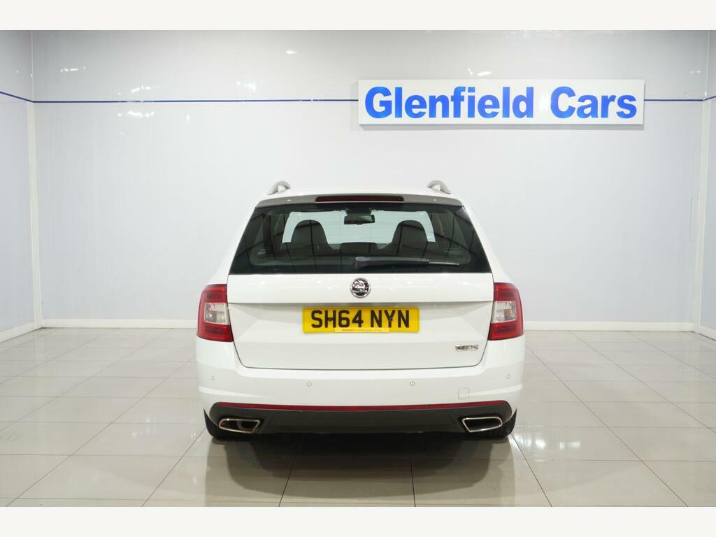 Skoda Octavia Estate White #24