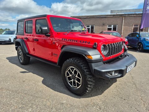 Jeep Wrangler Rubicon Unlimited Red