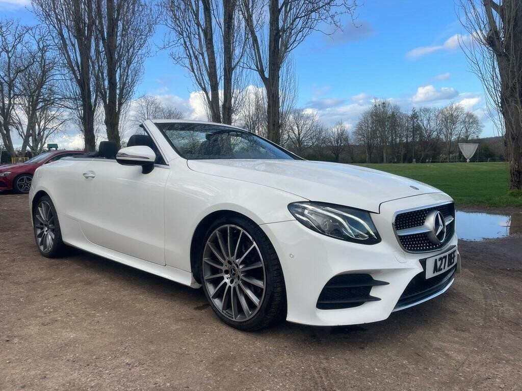 Mercedes-Benz E Class Convertible 2.0 E220d Amg Line 2018 White #2