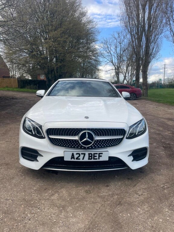 Mercedes-Benz E Class Convertible 2.0 E220d Amg Line 2018 White #3
