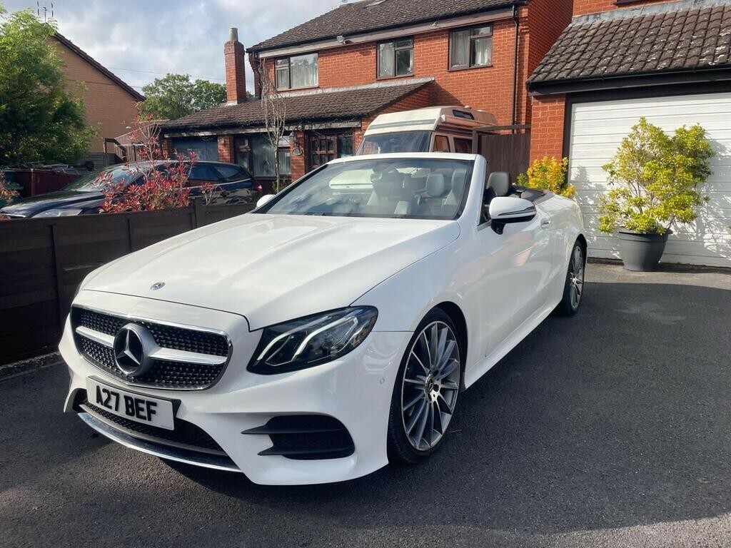 Mercedes-Benz E Class Convertible 2.0 E220d Amg Line 2018 White #4