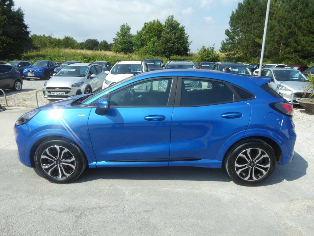 Ford Puma 1.0 Ecoboost Hybrid Mhev St-line Navigation 125 Ps CU23KZX Blue #5
