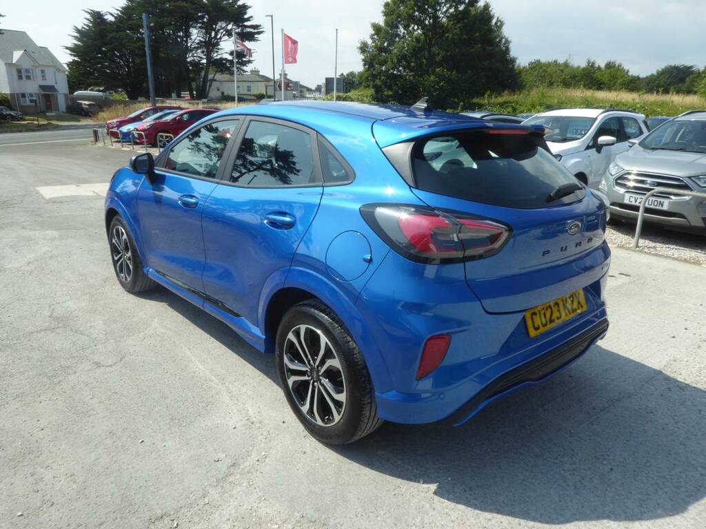 Ford Puma 1.0 Ecoboost Hybrid Mhev St-line Navigation 125 Ps CU23KZX Blue #4
