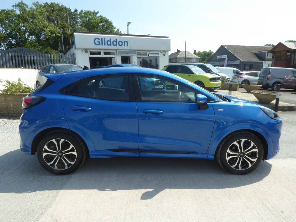 Ford Puma 1.0 Ecoboost Hybrid Mhev St-line Navigation 125 Ps CU23KZX Blue