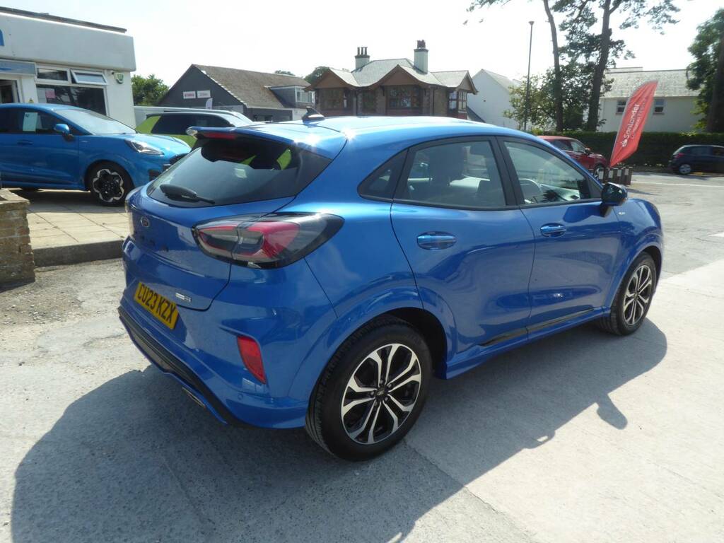 Ford Puma 1.0 Ecoboost Hybrid Mhev St-line Navigation 125 Ps CU23KZX Blue #2