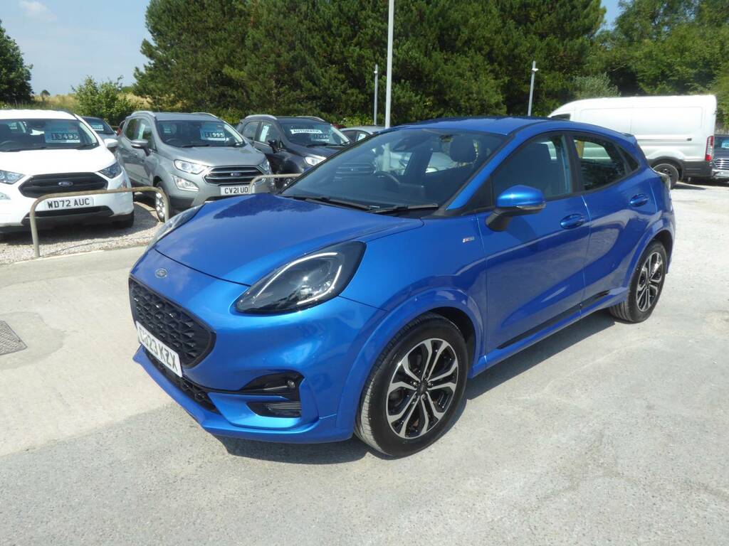 Ford Puma 1.0 Ecoboost Hybrid Mhev St-line Navigation 125 Ps CU23KZX Blue #6