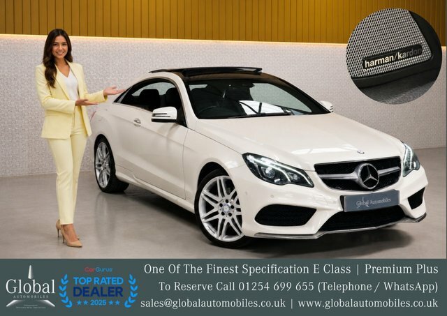 Mercedes-Benz E Class 3.0 E350d V6 Bluetec White
