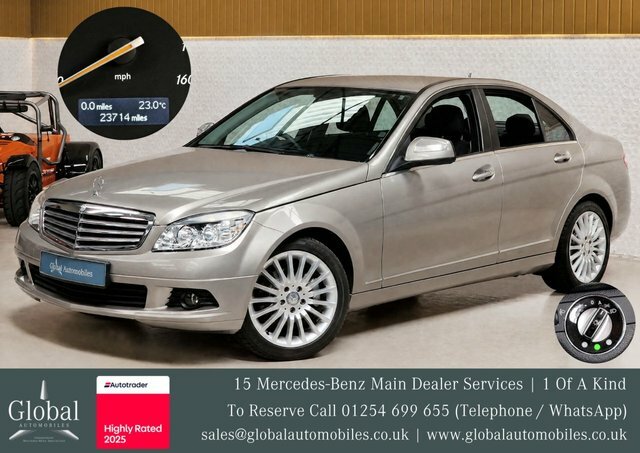 Mercedes-Benz C Class 1.8 C180k Se Saloon Silver