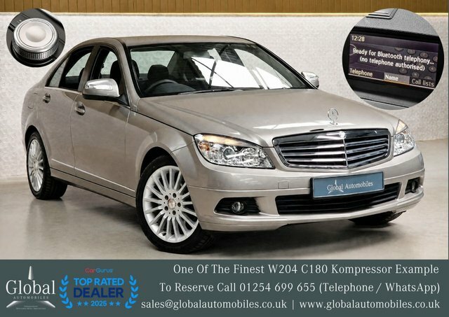 Mercedes-Benz C Class 1.8 C180k Se Saloon Silver #2