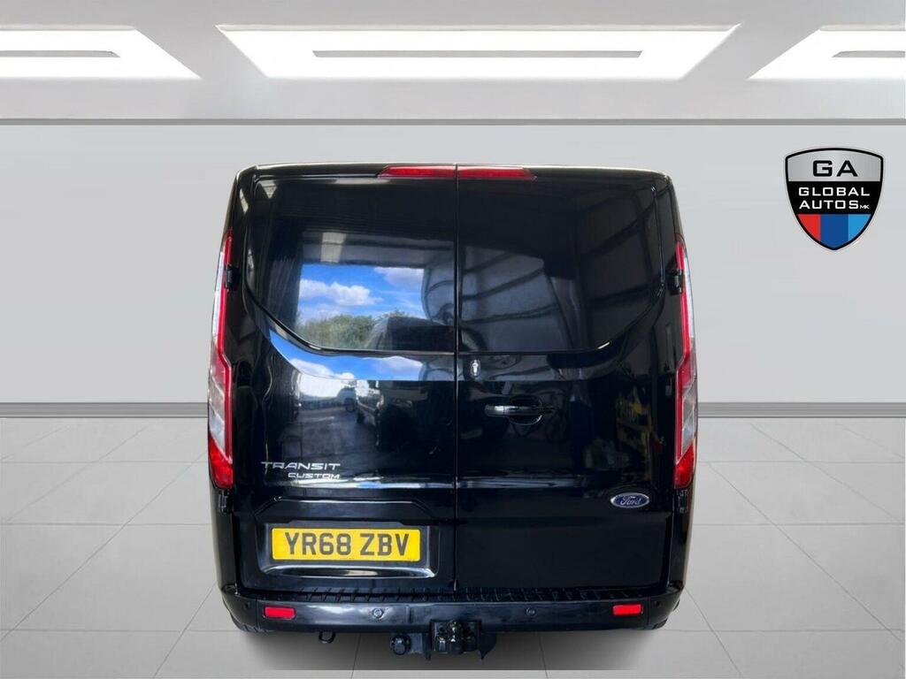 Ford Transit Custom Panel Van 2.0 300 Ecoblue Limited L2 H1 Euro 6 YR68ZBV Black #5