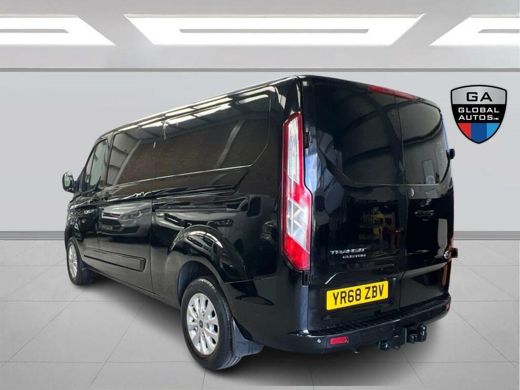 Ford Transit Custom Panel Van 2.0 300 Ecoblue Limited L2 H1 Euro 6 YR68ZBV Black #2