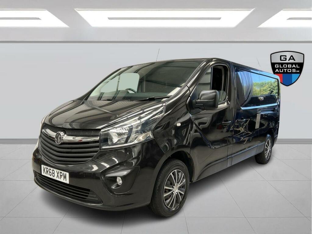 Vauxhall Vivaro Panel Van 1.6 Cdti 2900 Sportive L2 H1 Euro 6 KR68XPM Black #3