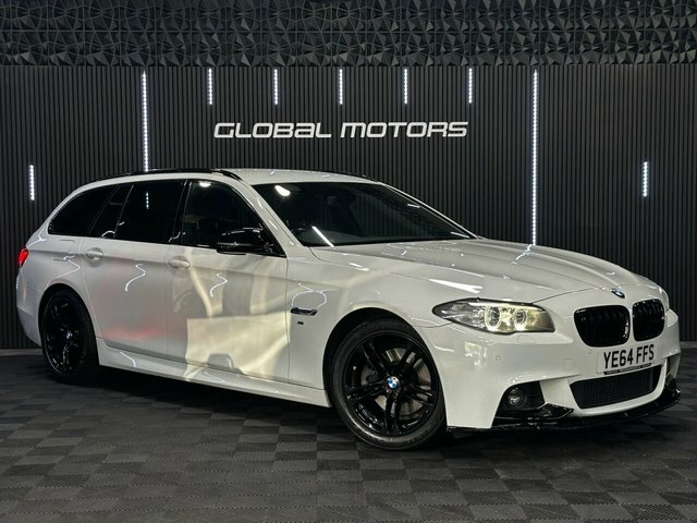 BMW 5 Series 2014 2.0 520D M Sport Touring Euro White