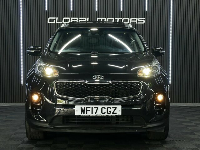 Kia Sportage 2017 1.7 Crdi 3 Suv Euro 6 Ss Black #3