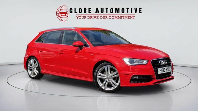 Audi A3 2015 1.4 Tfsi Cod S Line Sportback Euro 6 Ss Red