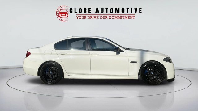 BMW 5 Series 2015 2.0 520D M Sport Euro 6 Ss White #3
