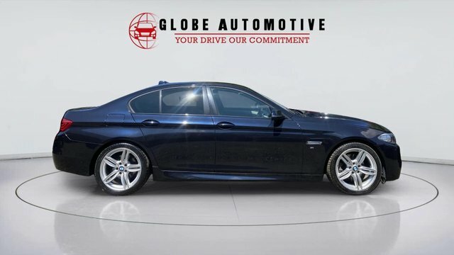 BMW 5 Series 2014 2.0 520D M Sport Euro 6 Ss Black #4