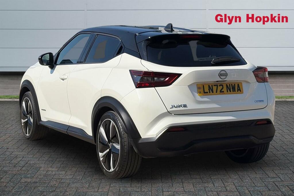 Nissan Juke 1.6 Hybrid Tekna LN72NWA White #5