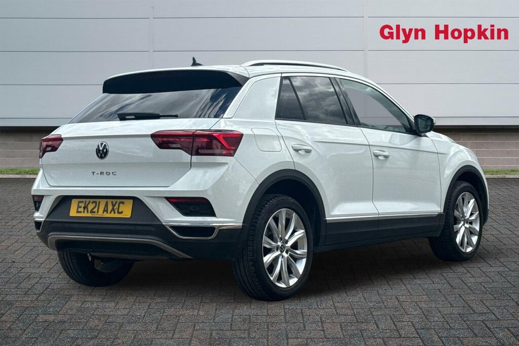 Volkswagen T-Roc 1.5 Tsi Evo Sel EK21AXC White #3