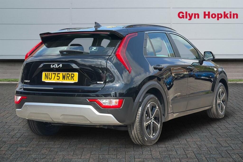 Kia Niro 1.6 Gdi 127 Hybrid 2 Nav Dct NU75WRR Black #3