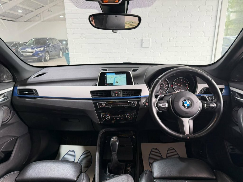 BMW X1 2L M Sport YJ67MGT Blue #2