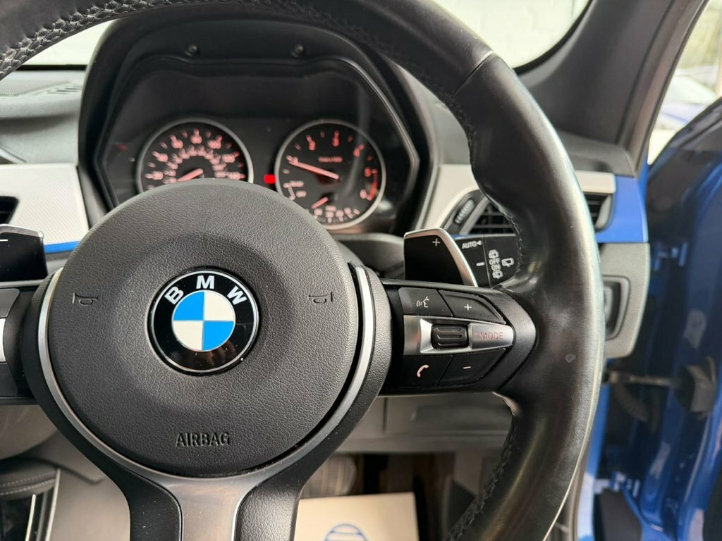 BMW X1 2L M Sport YJ67MGT Blue #5