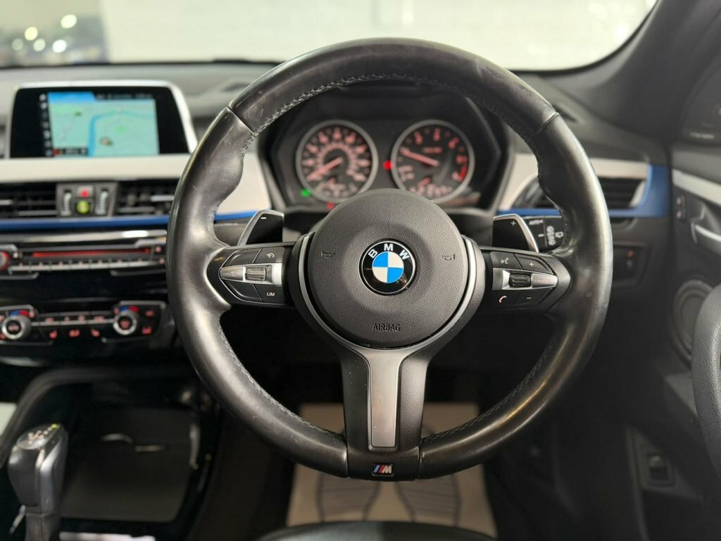 BMW X1 2L M Sport YJ67MGT Blue #4