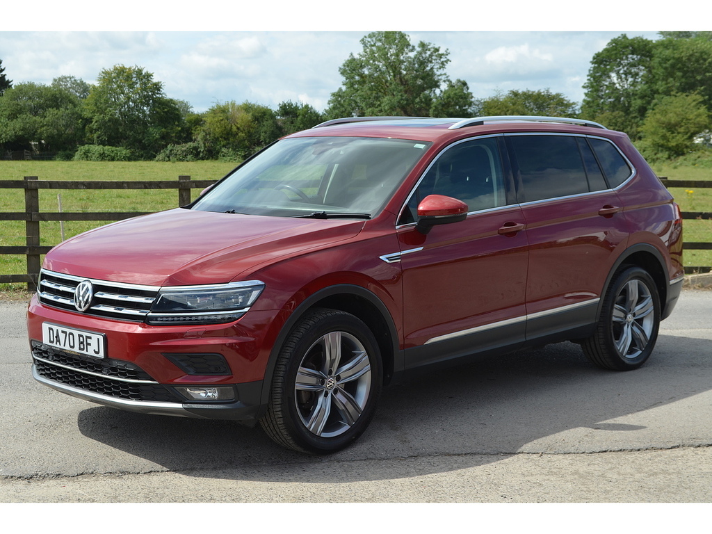 Volkswagen Tiguan Allspace Tdi Sel Red #4