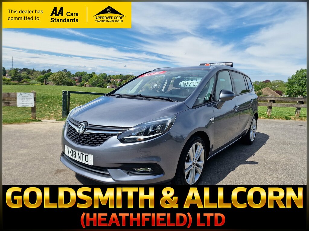 Vauxhall Zafira Tourer 1.4I Turbo Sri Nav Mpv Euro 6 1 Grey