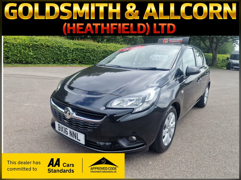Vauxhall Corsa 1.4I Ecoflex Design Hatchback Eu Black