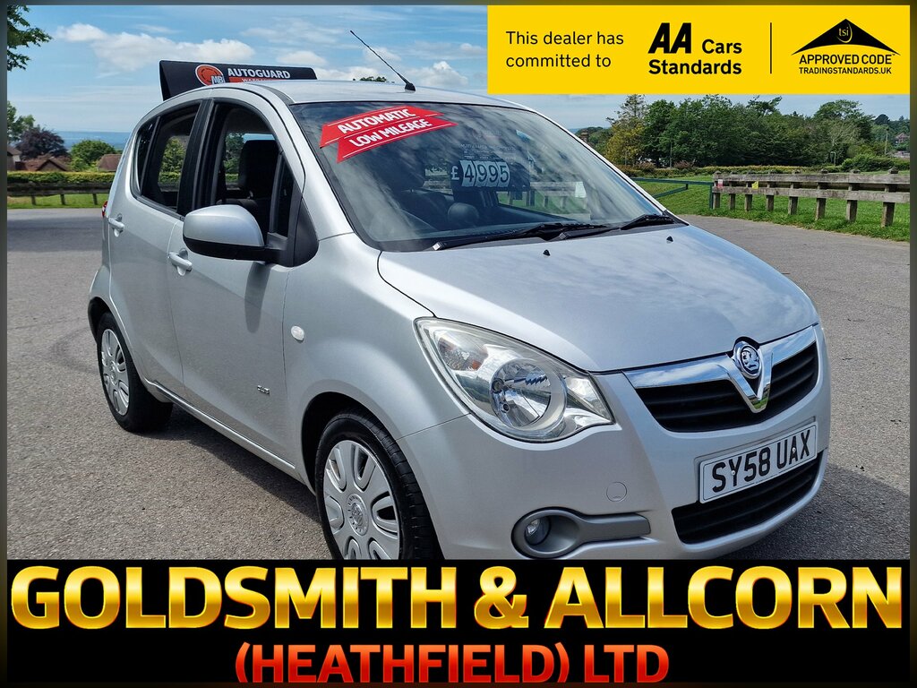Vauxhall Agila 1.2 16V Club Mpv Euro 4 Ac 85 P Silver