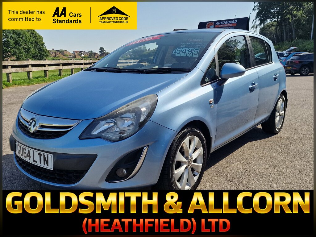 Vauxhall Corsa 1.2 16V Excite Hatchback Euro 5 Blue