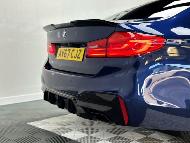 BMW 5 Series 2.0 520D M Sport Saloon Xdrive Eur Blue #5