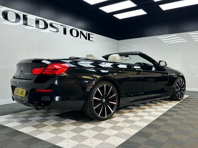 BMW 6 Series 3.0 640D Se Convertible Euro 6 S Black #5