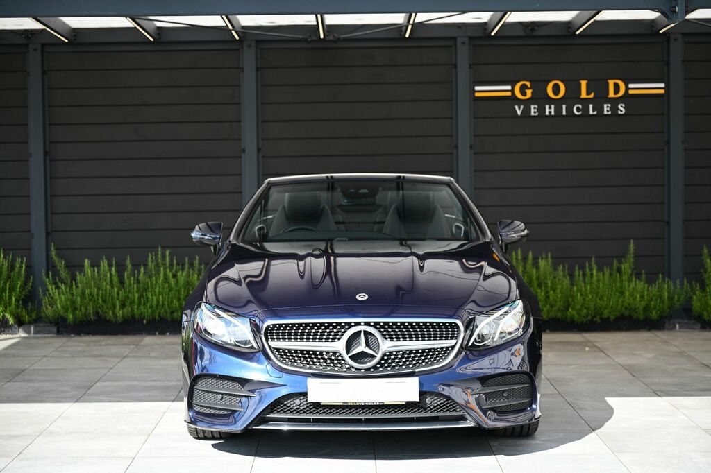 Mercedes-Benz E Class 2.0 E220d Amg Line Premium Cabriolet Blue #4