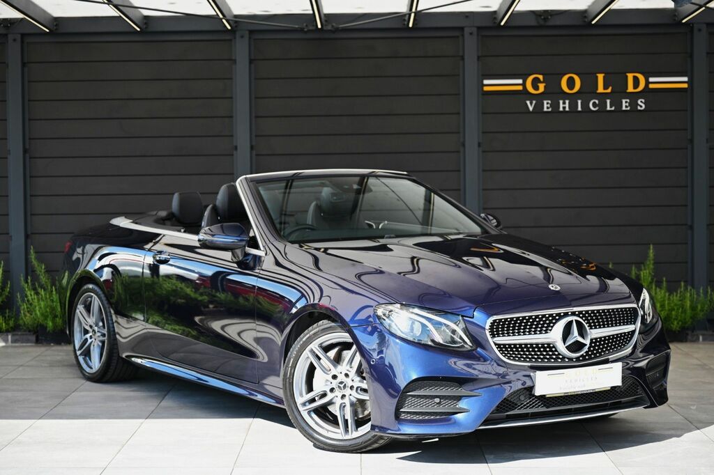 Mercedes-Benz E Class 2.0 E220d Amg Line Premium Cabriolet Blue