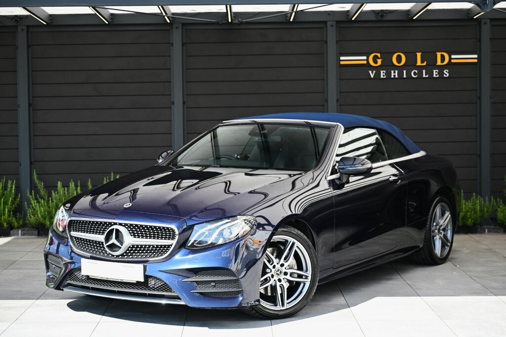 Mercedes-Benz E Class 2.0 E220d Amg Line Premium Cabriolet Blue #3