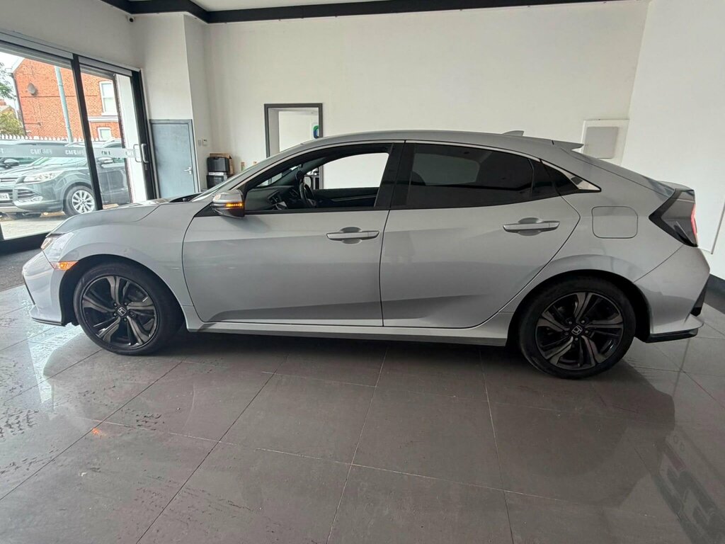 Honda Civic 1.0 Vtec Turbo Sr Euro 6 Ss Silver #4