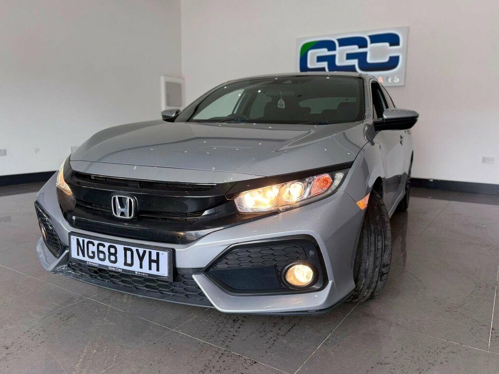 Honda Civic 1.0 Vtec Turbo Sr Euro 6 Ss Silver #3