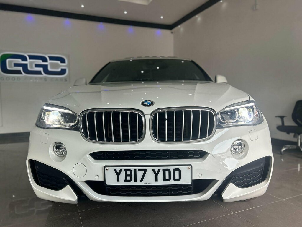 BMW X6 3.0 40D M Sport Xdrive Euro 6 Ss White #4