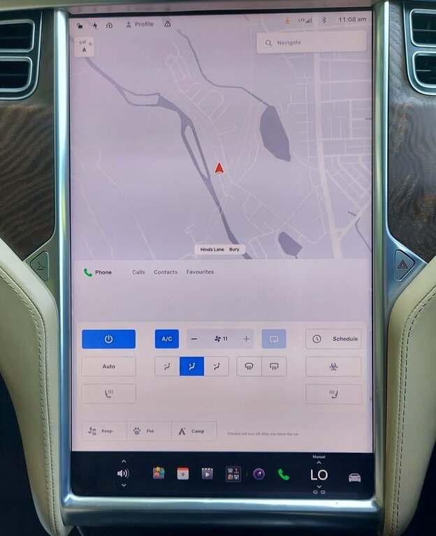 Tesla Model S Model S 100D Blue #41