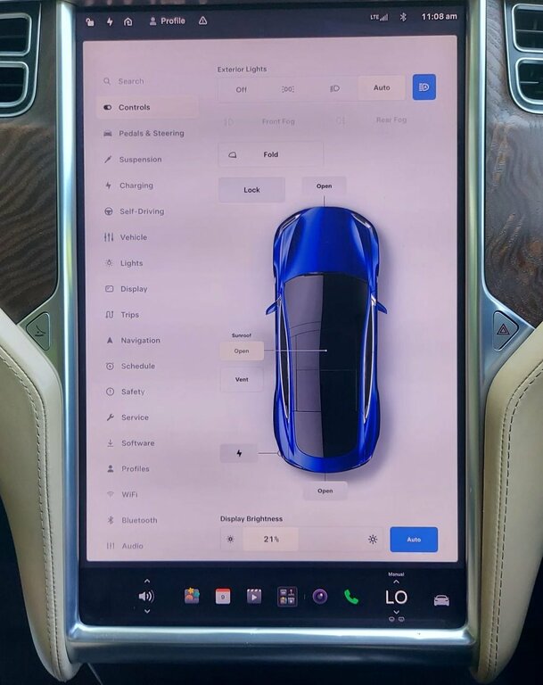 Tesla Model S Model S 100D Blue #42